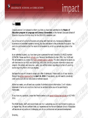 哈佛大学教育学院语言与文学专业（新闻记者方向）硕士